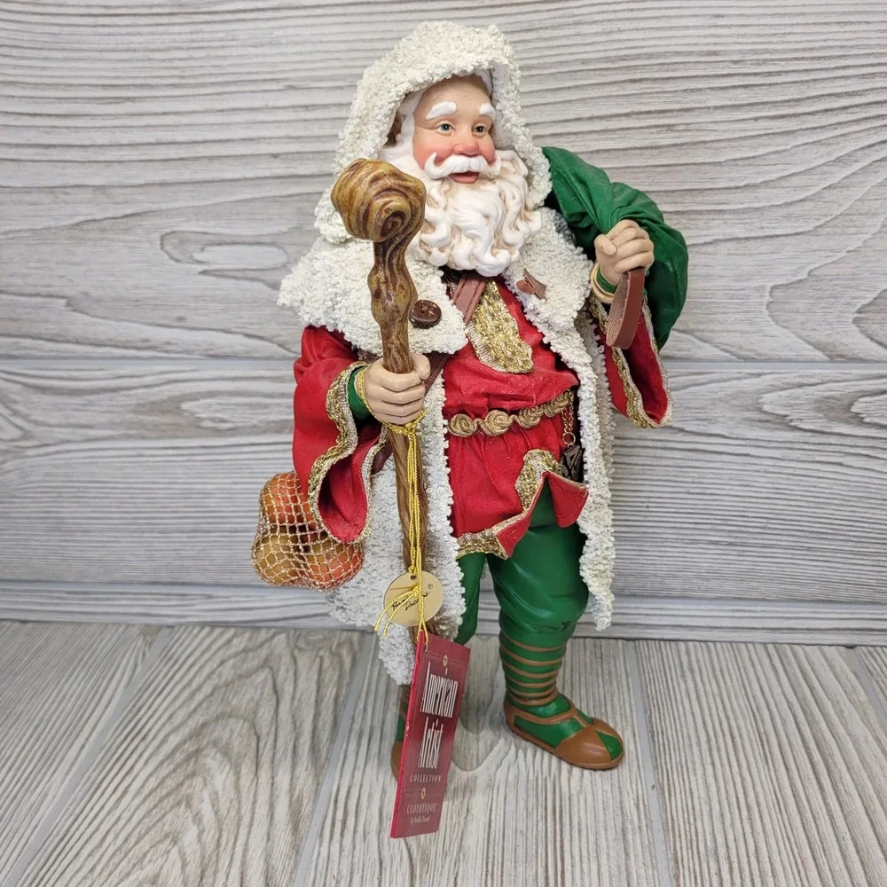 Lyn Fletcher Clothtique Celtic Father Christmas Irish Santa American Artist Club